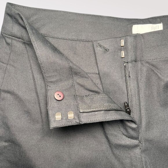 J Jill Black Cotton Stretch Pants Ankle Career Work Trousers Size 8 Petite - Picture 5 of 9